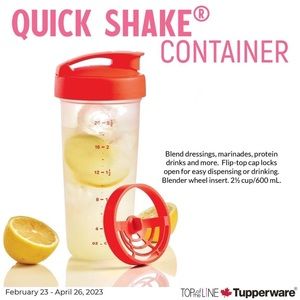 Quick Shake® Container